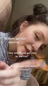 love my monroe 🥰 #fyp #monroepiercing #albaniangirl