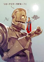 My Hero By Mabymin On Deviantart The Iron Giant Superhero Cartoon