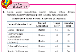 Berapa banyak getah karet yang dapat dihasilkan oleh satu pohon karet? Soal No 1 Ayo Kita Berlatih 5 2 Matematika Kelas 7 Kerja Soalmu