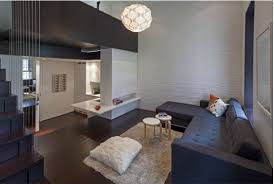 Splendid 425 Square Foot Apartment Manhattan Micro Loft New York By Specht Harpman Architects Interieur Woonkamer Woonkamer Interieur