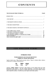 Doc The English Verb Tenses 1 Party Mafia Academia Edu