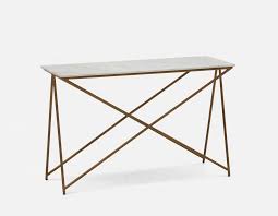 Nesta Marble Console Table White Marble Console Table Metal Side Table Entryway Furniture