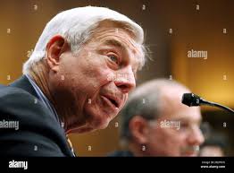 Chief Operating Officer of Dubai Ports Edward H. Bilkey, left, testifies  before the Senate Commerce Committee during a hearing investigating the  controversial deal by Dubai Ports World to run terminals at six