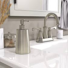 Ada & icc a117.1 buy american act can/csa c22.2 no. Keeney K614dsbn Premium Countertop Soap Or Lotion Dispenser With Large Capacity Bottle Brushed Nickel 11 8 Ounces Overstock 33237601
