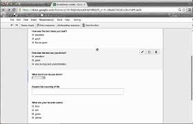 Google forms gives users an easy way to create a survey that contains as many questions as they need to ask, in a variety styles. Google Forms Online Survey Tool Jan 2014 Youtube
