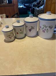 Easily brighten up your kitchen with red canister sets! New And Used Canister Sets For Sale Facebook Marketplace Facebook