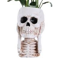 Schedel Bloempot, Skull Potten voor | Succulent Potten,Kleine Gotische  Planter, Halloween Decor Succulent Potten, Indoor Outdoor Hars Planter Pot  : ...