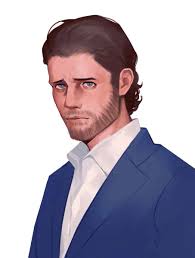 I drew Jared's new look. I know it doesn't really look like him (sigh), I'm  still practicing—just take a casual look 😔