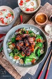 Teriyaki Hahnchen Mit Knackigem Asia Brokkoli Und Reis Rezept Huhnchenrezepte Fleisch Gerichte Schweinefleisch Gerichte