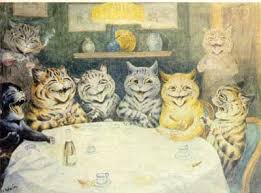 In his later life, wain developed schizophrenia, which psychiatrists speculated at the time was brought on by toxoplasmosis, a parasitic infection that can be contracted from cats. Neuroscience Art Gallery Art By Psychotics Louis Wain