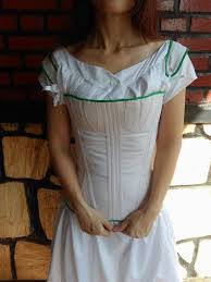 Maybe you would like to learn more about one of these? Regency Long And Short Stays Craftsy Red Threaded Pattern Medieval Fashion Regency Fashion Fashion