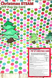 Take the blank sheet of paper and fold it in half. Pop Up Christmas Cards Free Template Little Bins For Little Hands