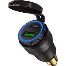 DIN Hella Plug USB-C Motorcycle Adapter