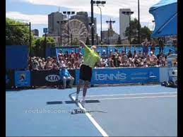 Isner won the toss and elected to serve, holding to love to kick things off. John Isner Serve Youtube