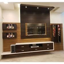 Read on to know the criteria and find the right unit for your. Brown And White Wooden Tv Wall Unit Design Rs 1350 Square Feet Inline Designs Id 22202082688