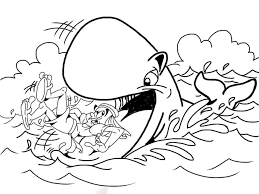 Here is a coloring sheet of jonah with the whale. Jonah And The Whale 27 Coloring Page Free Printable Coloring Pages For Kids