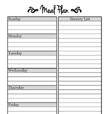 You can save money by using these items in the upcoming week's meals. Printable Meal Planning Templates To Simplify Your Life