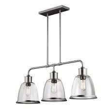 Mg9233 regular price $296.15 sale price $296.00 save $0.15 close (esc) mercator. Elstead Lighting Fe Hobson 3p Sn Hobson 3 Light Ceiling Bar Pendant In Satin Nickel Finish Complete With Seeded Glass Shades Castlegate Lights