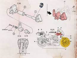 Kyosho Hor Modification To Make The Motorcycle More Stable Fictional Characters Character Motorcycle