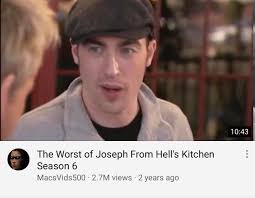 After hell's kitchen, joseph became part owner of american beauty bistro in north massapequa and worked there for a short while. I Didn T Know Jack Was On Hell S Kitchen Jacksepticeye