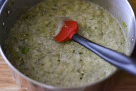 Terus di saring / blender ubi di kukus terus di saring pepaya di saring semangka di saring bubur di saring kentang di kukus terus di saring Tomatillo Salsa Recipe Flour On My Face