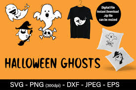 Download Halloween Ghost Svg Ghost Faces Graphic By Admaioradesign Creative Fabrica PSD Mockup Templates