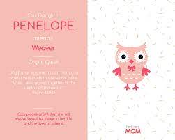 She was the wife of odysseus in homer's odyssey. 100 Baby Girl Names And Meanings Scripture And Prayers Plus Free Diy Baby Name Wall Art Page 7 Of 11