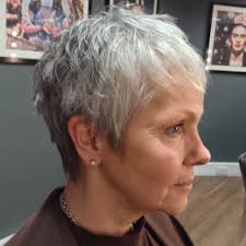 For example, short hair needs shorter layers whereas long hair should be layered with extended lengths. Beautiful Natural Grey Hair With A Short Textured Haircut Short Thin Hair Short Hair Older Women Hairstyles For Thin Hair