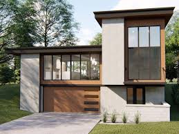 050h 0169 Unique Modern House Plan With Drive Under Garage 2682 Sf Unique House Plans Spanish Style Homes Modern Farmhouse Interiors