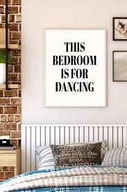 Funny Bedroom Signs Poster Quote Wall Art This Bedroom Is For Dancing Family Typography Printable As Home Decor Gifts You Print 40296 In 2020 Funny Bedroom Bedroom Posters Bedroom Signs