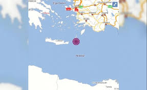 İlk deprem 4.5 büyüklüğünde meydana geldi. Datca Da Deprem