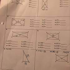 If the quadrilateral is a parallelogram, find the missing measures. If Each Quadrilateral Below Is A Rectangle Find The Missing Measure In 3 Brainly Com