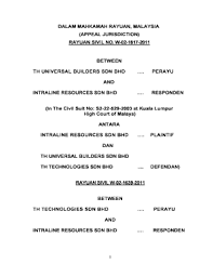 There was a net sales revenue drop of 1.22% reported in th universal builders sdn bhd's latest financial highlights for 2019. Fillable Online Dalam Mahkamah Rayuan Malaysia Fax Email Print Pdffiller