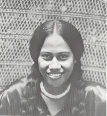 Mrs. Florence Lam Yuen Voigt, Samoana High School's loyal and long serving  faculty member. Known to students as "Mrs. Voigt" she began as a business  teacher in 1974 eventually becoming a class