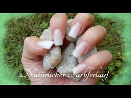 Diese auflistung ist für volle abdeckung ballerina / sarg formen falsche nägel. Naturlicher Farbverlauf Natural Nail Design Gel Nails Youtube