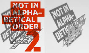 Apps within each alphabet is not sorted alphabetically. Not In Alphabetical Order Volume 2 Estuary Exhibition 100 Archive