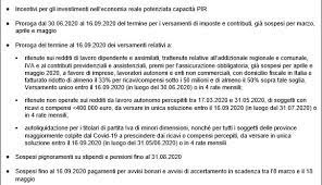 78, recante misure urgenti in materia di stabilizzazione finanziaria e di competitivita' economica, e' convertito in legge con le e' fatto obbligo a chiunque spetti di osservarla e di farla osservare come legge dello stato. Decreto Legge 14 Agosto 2020 N 104 Misure Urgenti Per Il Sostegno E Il Rilancio Dell Economia Lexology