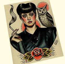 Friends of the earth logo. Parlor Tattoo Prints
