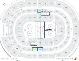 comprehensive amalie arena stadium map amalie seating chart