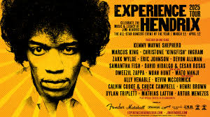 Experience Hendrix Tour News ∙ (September 27, 2016) ∙ 2017 EXPERIENCE  HENDRIX TOUR, FEATURING BUDDY GUY, ZAKK WYLE, KENNY WAYNE SHEPHERD AND  MORE, WILL BE MOST EXTENSIVE ONE TO DATE