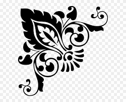 Maybe you would like to learn more about one of these? Corner Black And White Damask Pattern Free Transparent Png Clipart Images Download
