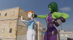 Gwen VS She Hulk - YouTube