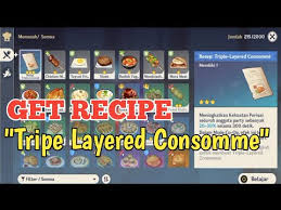 Genshin | Triple-Layered Consommé How To Get & Recipe - Gamewith