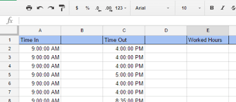 How To Calculate Time In Google Sheets