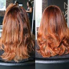 Real Life Madison Reed Review Genova Red Before And After Madison Reed Hair Color Red Hair Glaze Hair Color Before And After