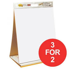 Table Top Meeting Chart And Dry Erase Board 20 Sheets 3 For 2 July September 2017 546306 9876
