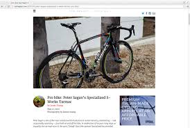 Peter sagan is using 40mm rims (image credit: Cycling Tips Pro Bike Peter Sagan S Specialized S Works Tarmac Swissstop