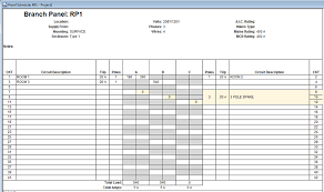 How much of that is completely different from the work you have done? How To Make Panel Board Schedule
