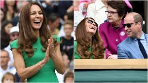 My favourite photos of the duchess of cambridge and her family. Kate Middleton Is A Vision In Green Midi Dress With Prince William At Wimbledon Fashion Trends Hindustan Times