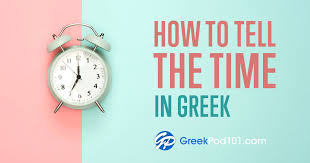 This phrase is best suited for informally saying hello to one person. Telling Time In Greek Everything You Need To Know